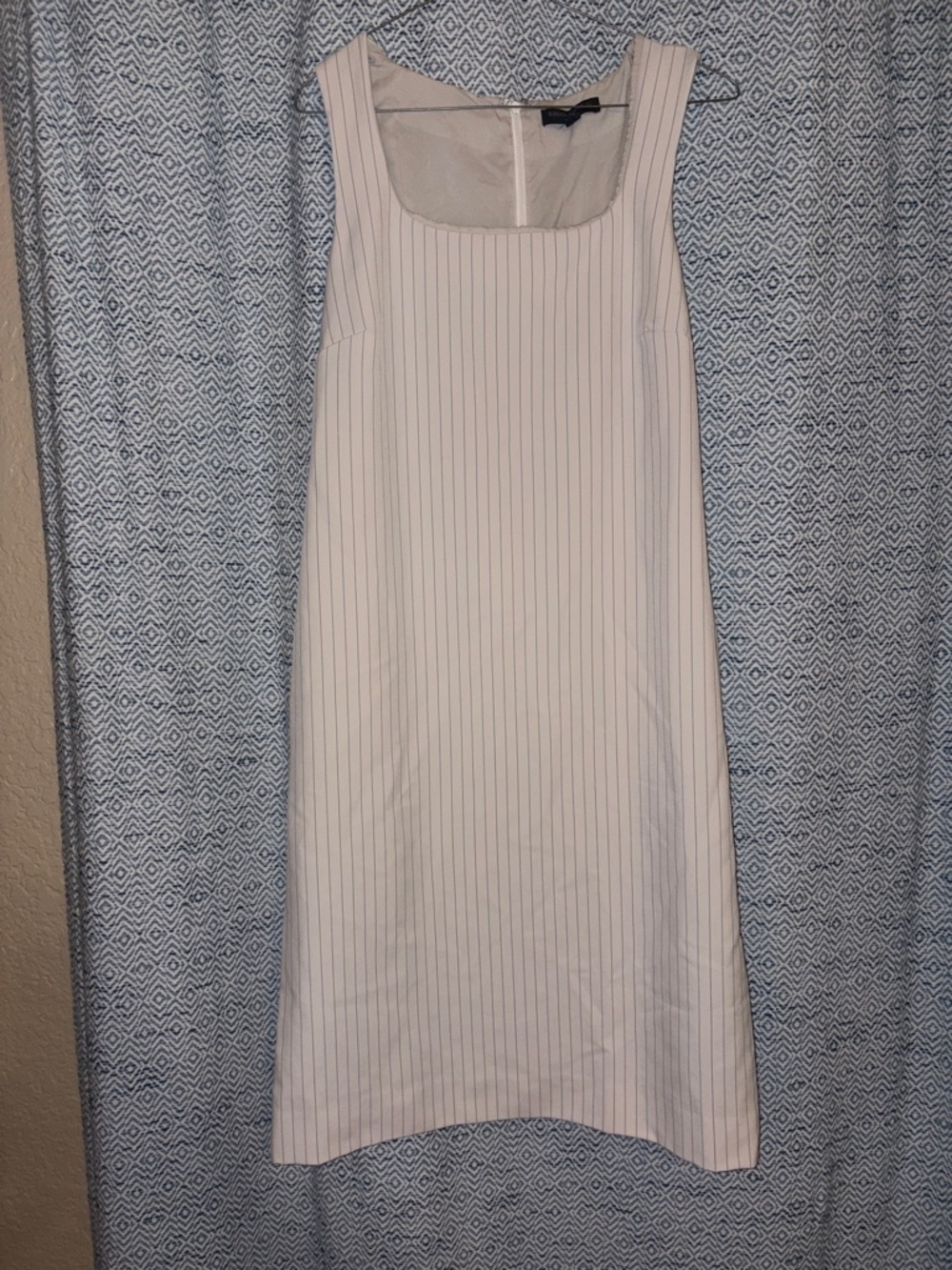 Banana Republic Cream Pinstripe Sheath Dress - Picture 3 of 5